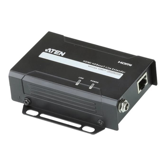 ATEN VanCryst VE801 HDMI HDBaseT-Lite Extender, Transmitter Prolongateur audio-vidéo HDMI, HDBaseT jusqu'à 70 m