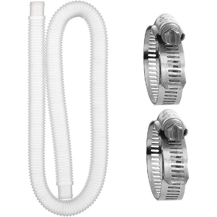 Lot De 2 Tuyaux De Rechange 40 Mm Pour Skimmer Intex - Longueur 76,2 Cm - Modèle 10531