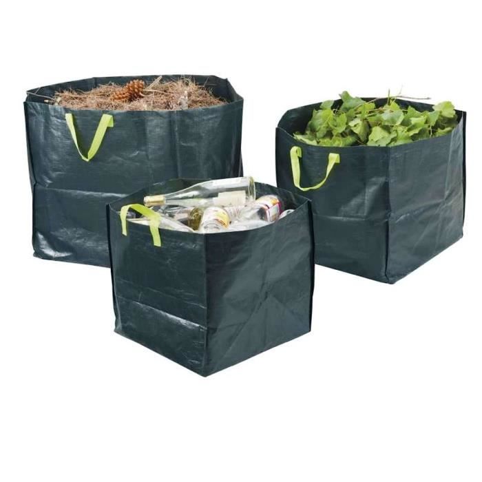 Wgdpmgm Sacs À Déchets Jardin 1 Morceau Sac Ordures Réutilisables
