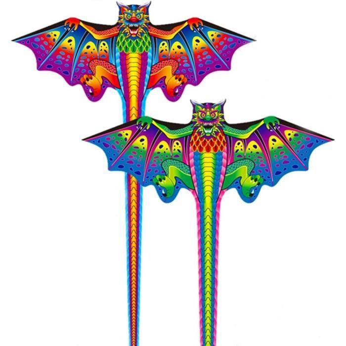 Cerf-volant Géant En Nylon Forme D’aigle – 125×60 Cm, Cadre Fibre De Verre, Pour Effaroucher Oiseaux, Idéal Parc Plage Jardin, Loisirs Famille