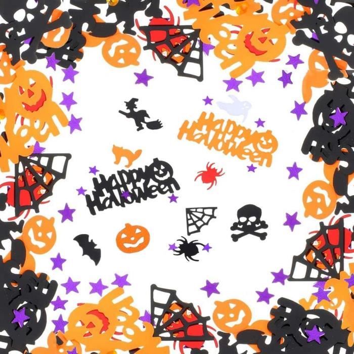 Fontee 60pcs Halloween Décoration Party Set Ballons Happy