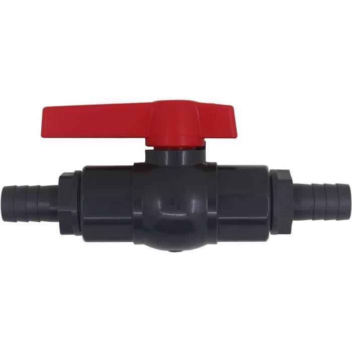 Robinet 3 Voies En PE Pour Tuyau PVC/PE - 32 Mm - Installation Facile Sans Soudure - Arrêt D'eau Polyéthylène