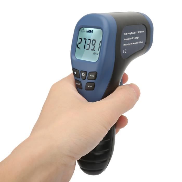Testeur de jauge de vitesse de tachymètre numérique sans contact TL900 pour automobile (batterie non incluse)-SPR