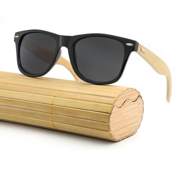 été mode bambou Lunettes de soleil en bois pour hommes femmes rétro vintage