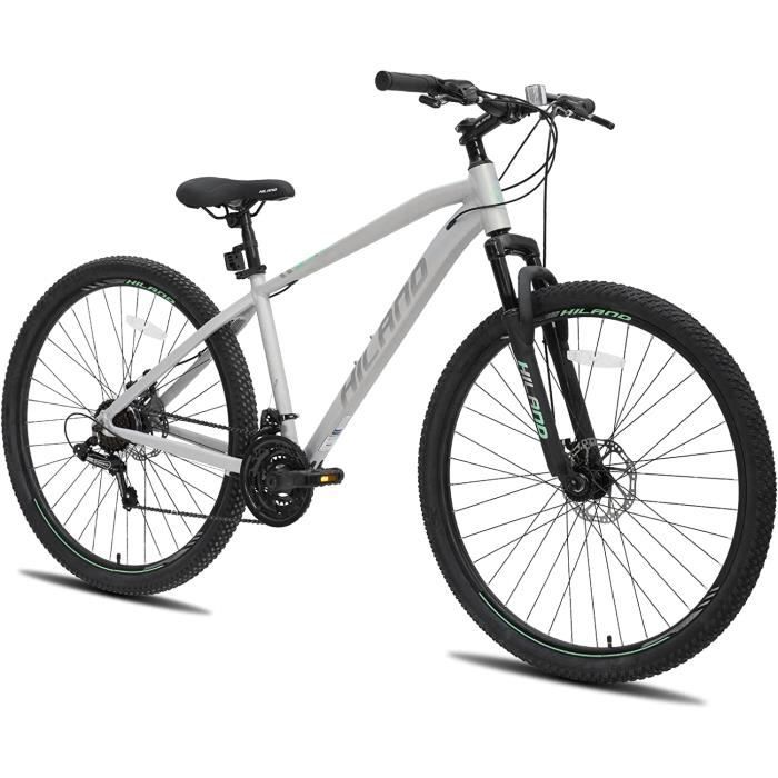 Hiland Vélo Montagne Hardtail Vtt 29 Dérailleur 21 Vitesses Homme Femme Cadre Aluminium Frein À Di