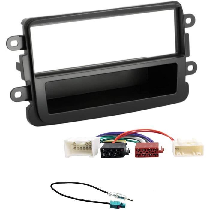Sound-way Kit Montage Autoradio 1 DIN Pour Fiat Punto 2 Et 3 - Cadre + Antenne + Clés