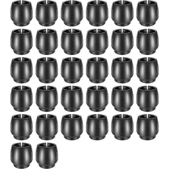 32 Embouts De Pieds De Chaise En Silicone – Protection Sol Transparent – Diamètre 25-29mm