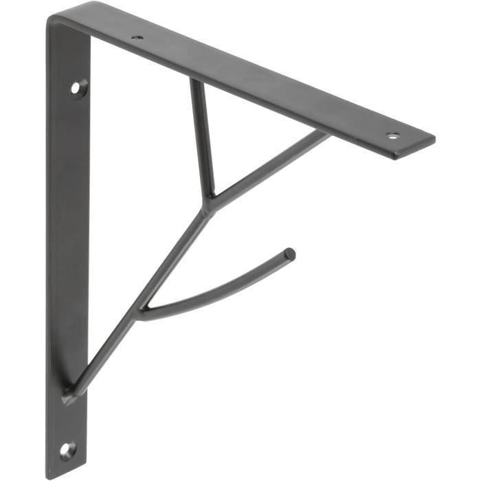 Equerre Etagere Noire