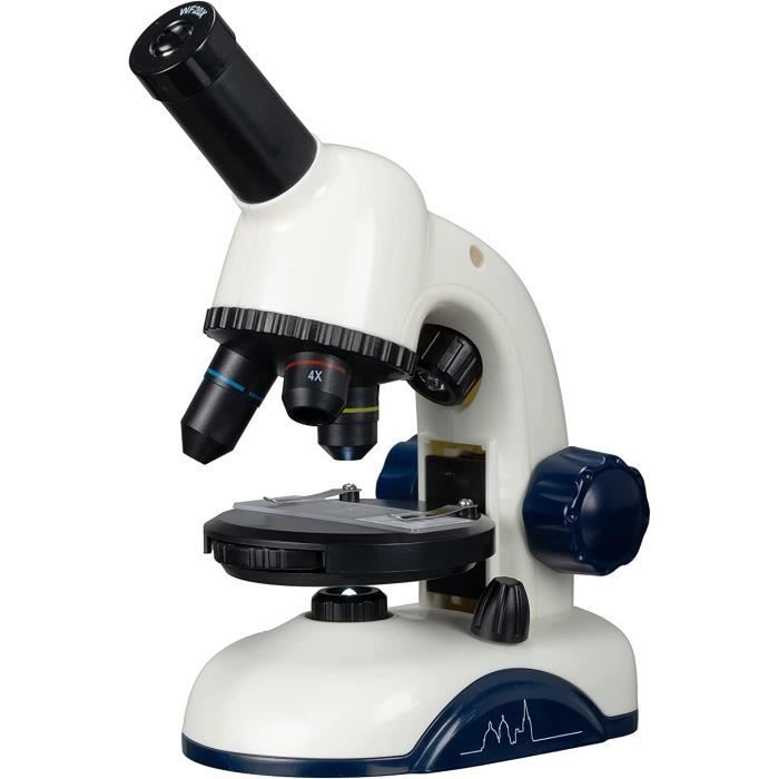 Microscope Enfant 100x 400x 1200x Grossissement Kit de Microscope  Scientifique Enfant Microscope Set pour Kids l'éducation Préc A98 -  Cdiscount Appareil Photo