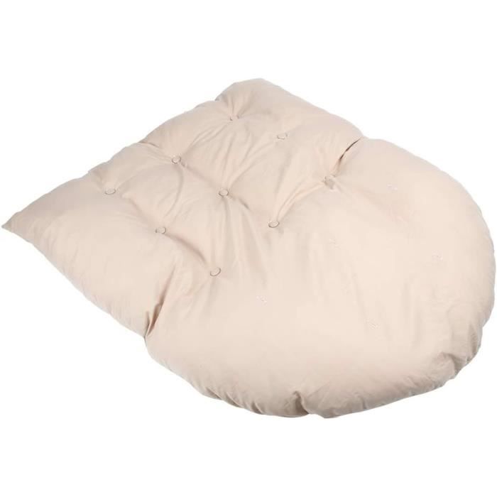 Coussin Épais Imperméable Pour Chaise Suspendue / Panier Balançoire 120x80 Cm - Light Gray - Confort Tout Saison Jardin Patio Extérieur