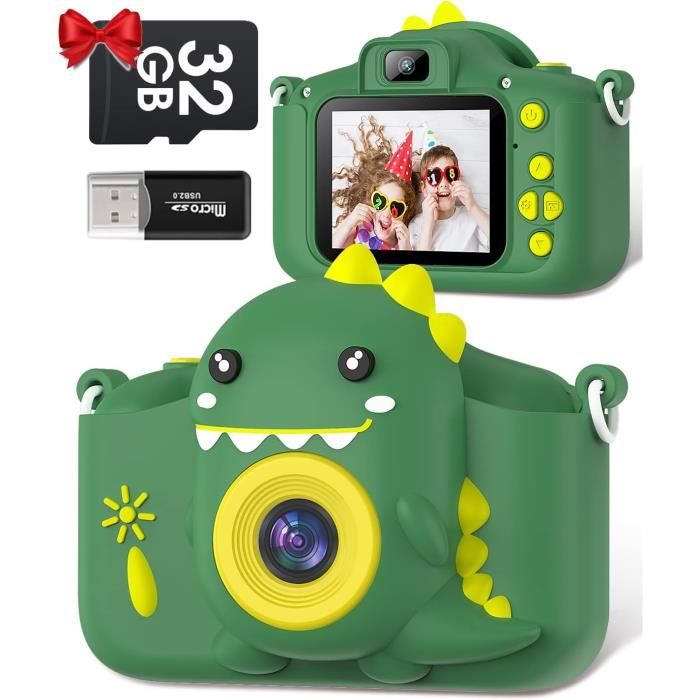 BaFuland Appareil Photo Enfant 20MP, Vidéo 1080P, Double écran 2.4 Pouces, Zoom 4x, 32 Go SD – Dès 3-10 Ans