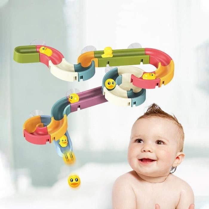 66 Pieces Jouets De Bain Pour Salle De Bain Bebe Avec Succion Murale Baignoire Bricolage Pour Enfants Outil De Jeux Cdiscount Pret A Porter