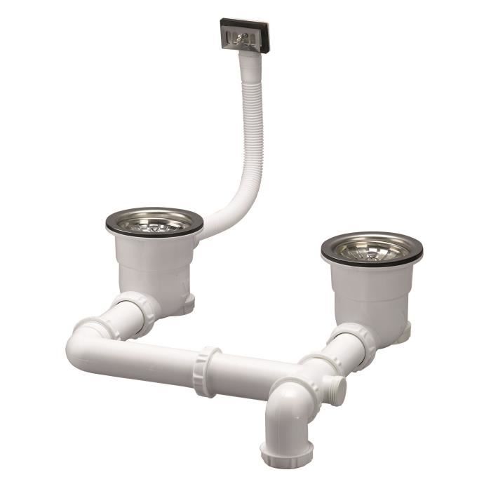 Vidage Cleany Quick Pour Tout Type D Evier 2 Bacs Avec Trop Plein O90 Noyon Thiebault Achat Vente Siphon De Lavabo Vidg Cleany Quick Ev 2 B Tpo90 Cdiscount