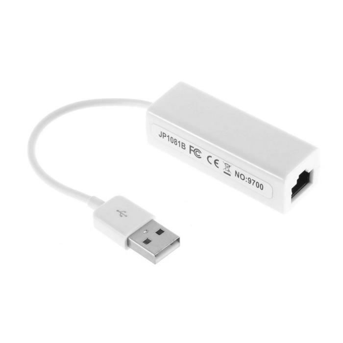 Adaptateur USB 2.0 vers Ethernet RJ45 - Adaptateur et convertisseur - Achat  & prix