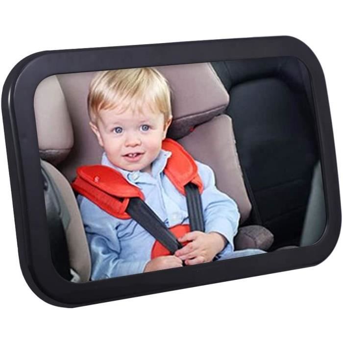 Rétroviseur Bébé Voiture YOVKOK - 360°, Clip Crochet Stable, Vision Claire Nuit Et Jour - Universel
