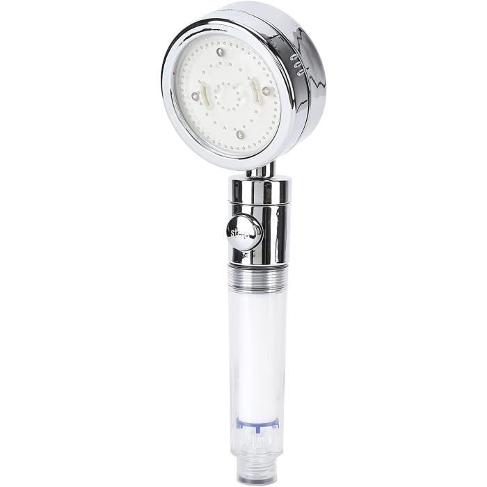 Colonne De Douche Avec Système De Mitigeur Thermostatique - Douchette 3 Jets Reglable En Hauteur Chrome 83667449