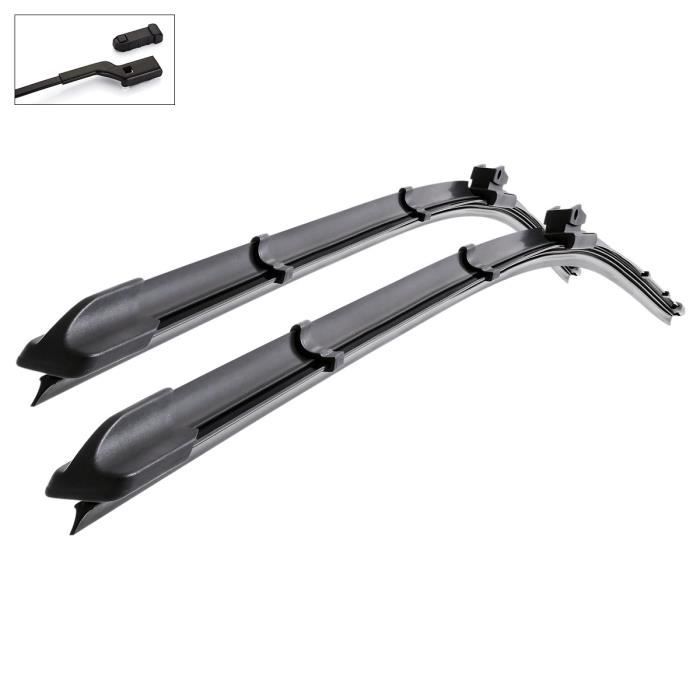 JEU DE 2 CAOUTCHOUC LAME DE BALAI D ESSUIE GLACE SWF 530mm Dacia