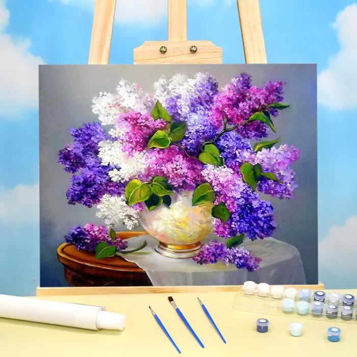 LORDOS Peinture par Numero Adulte, seigneur des anneaux poster film DIY Peinture Numéro Adulte, Peinture pour Enfants, Peinture de Décoration Murale à la Maison par Numéro Kit Peinture (50 x 60 cm