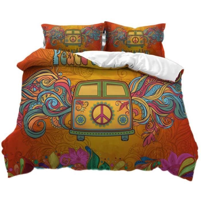 Housse De Couette Quilt Pattern Symbole De La Paix Pour Camping cars housse-de-couette-quilt-pattern-symbole-de-la-paix-pour-camping-cars