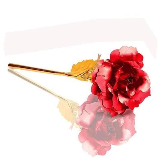 24k Rose Fleur Rose Eternelle Cadeau Femme Idee Cadeau Anniversaire Fadeless Rose Achat Vente Fleurs Coupees 24k Rose Fleur Rose Eterne Cdiscount