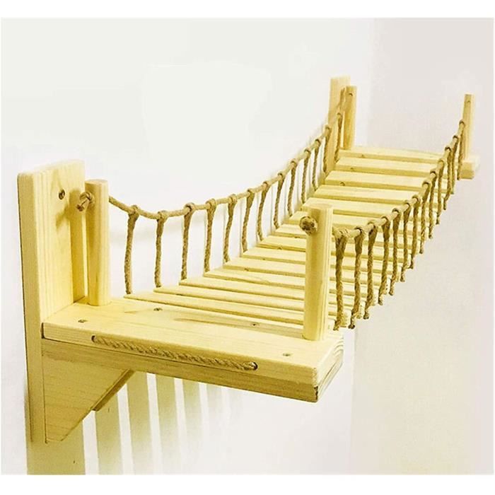 Arbre A Chat Skj Arbre Agrave Chat Cordeacute Pont De Chat Escalade Mur Bois Animal Animal De Compagnie Chat Tour Maison Griffe 985 Cdiscount Animalerie