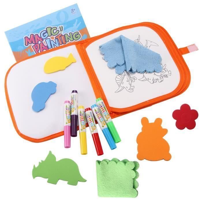 Livre De Jouets Reutilisable Pour Bebe Magie D Eau Dessin Livre De Coloriage Doodle Peinture Pour Bebe Jouets Educatifs Cdiscount Jeux Jouets