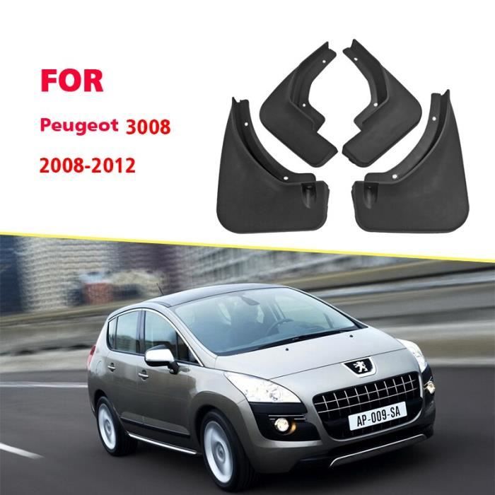 Pièces Auto,Garde-boue pour Peugeot 3008 2008 – 2012, 4 pièces, accessoires  de voiture, avant et arrière - Type Black - Cdiscount Auto