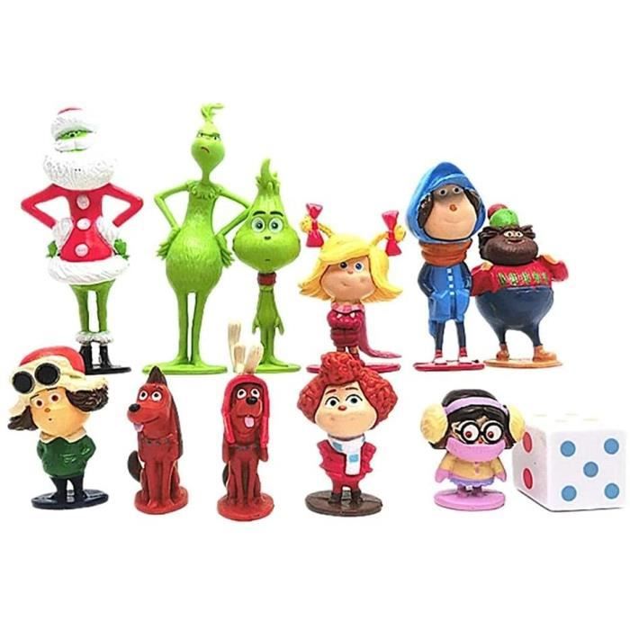 Grinch Lot De 12 Figurines De Noel Avec Personnage De Dessin Anime How The Grinch Stole 258 Cdiscount Maison