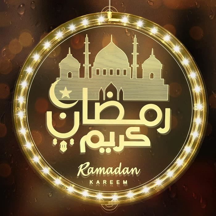 Sheep Ramadan LED Guirlande Lumineuse Eid Mubarak Fée Guirlande Lumineuse  pour Cour Jardin