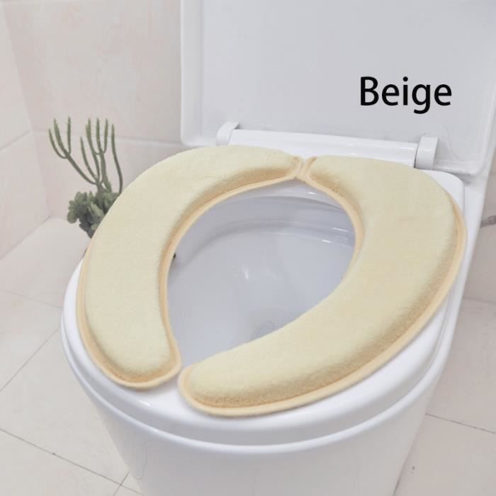 Abattant Wc,Housse de siège de toilette chauffant Pour siège de toilette  chauffant, lavable, pour la décoration de la - Type A - Cdiscount Bricolage