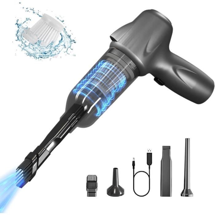 Aspirateur à main GENERIQUE Mini aspirateur à main M20 portable Sans fil pour voiture et maison -grise Aspirateur à main GENERIQUE Mini aspirateur à main M20 portable Sans fil pour voiture et maison -grise
