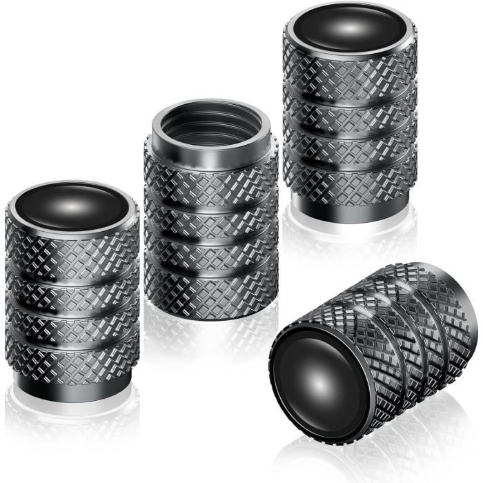 Bouchons Valve Pneu Motif Crâne - Lot De 4, Alliage Aluminium