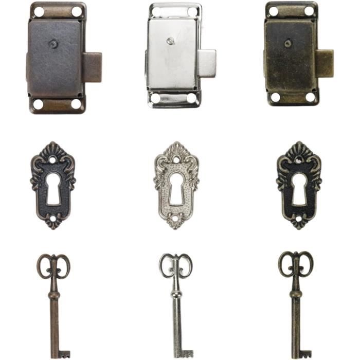 Serrure de forgeron cadenas Wells Fargo avec serrure