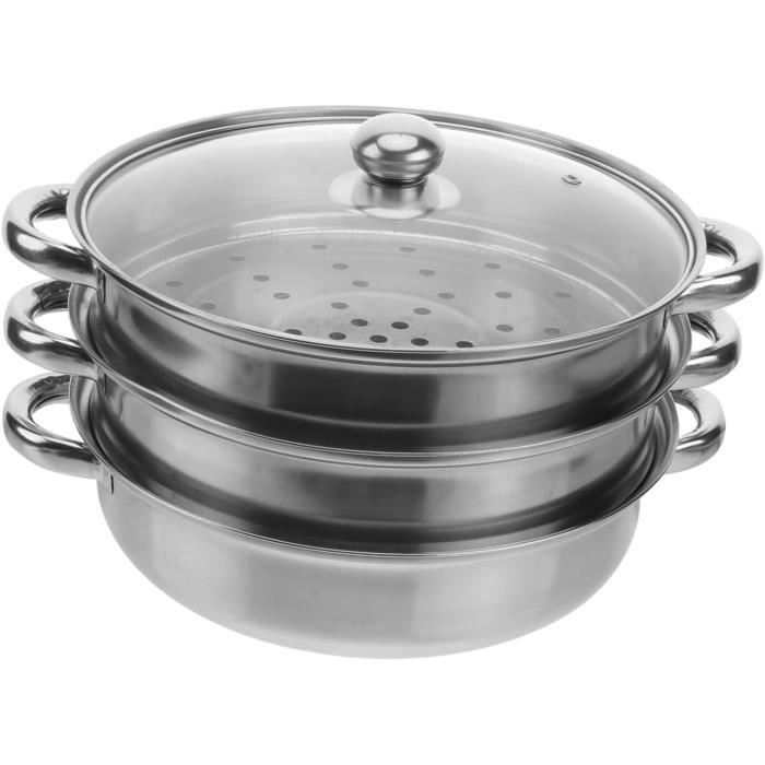 Panier Vapeur En Inox 18 Cm - Pour Cuisson Vapeur, Friture, égouttage - Multifonction Et Facile à Nettoyer