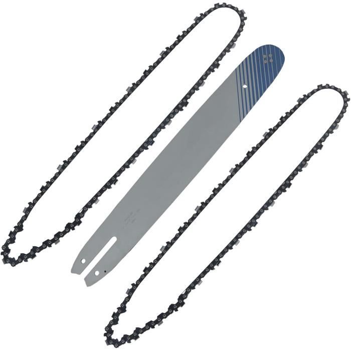 Chaînes Tronçonneuse 25 Cm - Lot De 2, 1.1 Mm, 40 TG - Pour Einhell, Husqvarna, Makita