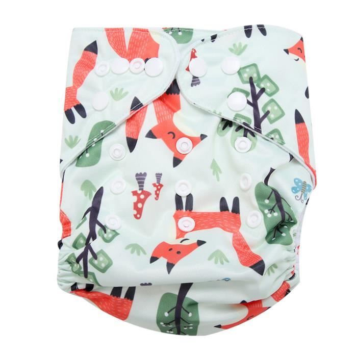Couches De Bain Réutilisables PINK&BLUE - Écologiques Et Ajustables 4-16 Kg Pour Bébé (Blanc)