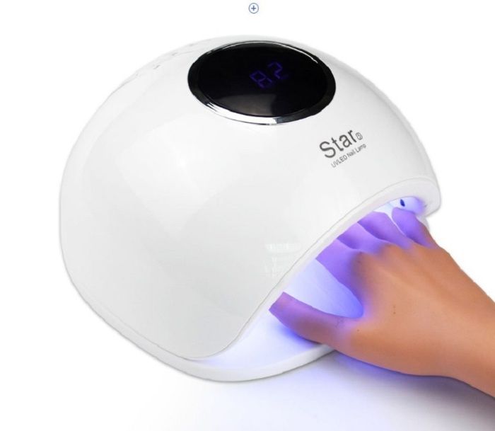 Lampe UV LED Sèche Ongles 72W Séchoir Ongles Professionnel avec Ecran LCD et Capteur Automatique /4 Réglages de Minuterie