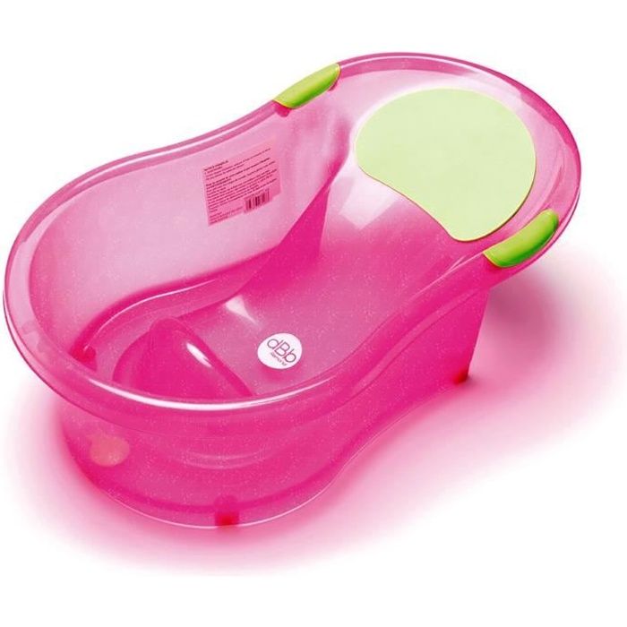 Dbb Remond Baignoire Bebe Transat Integre Rose Paillete Translucide Cdiscount Puericulture Eveil Bebe