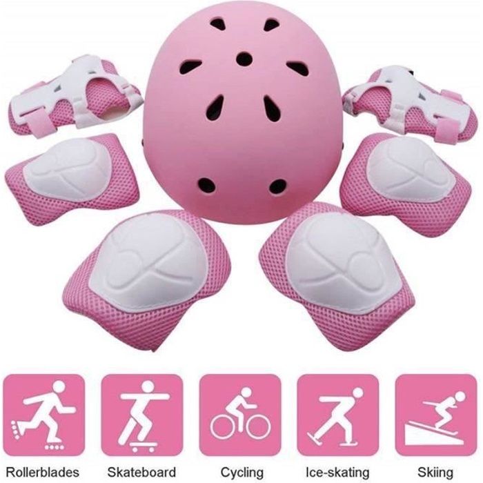 Kit de protection roller pour Enfants,Casque de Velo Enfant