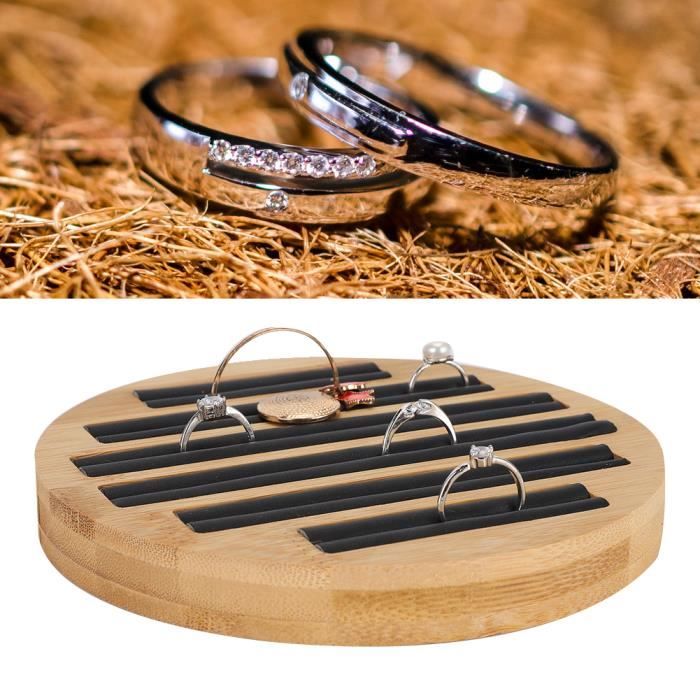 Plateaux Velours Pour Bijoux - Lot De 5 - Avec Inserts éponge Pour Bagues Et Boucles D'oreilles