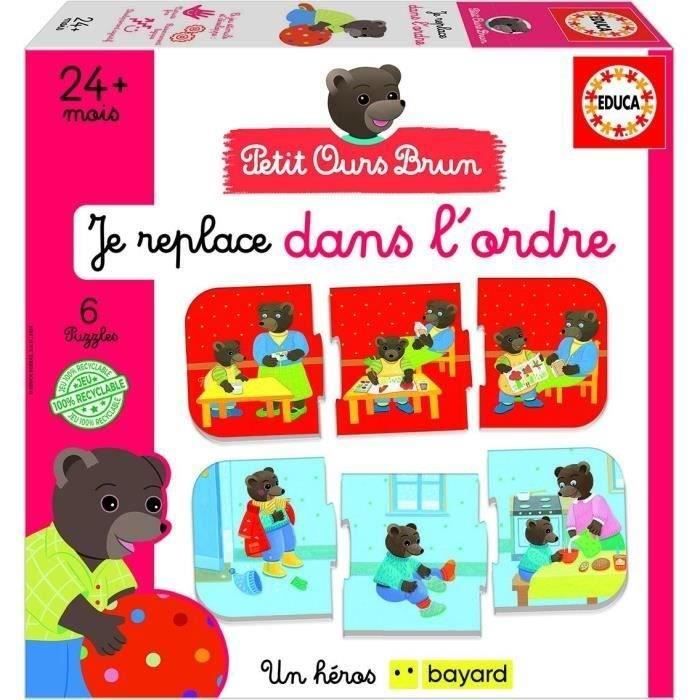 Jeu d'apprentissage EDUCA J'Associe Les Séquences Logiques Petit ours