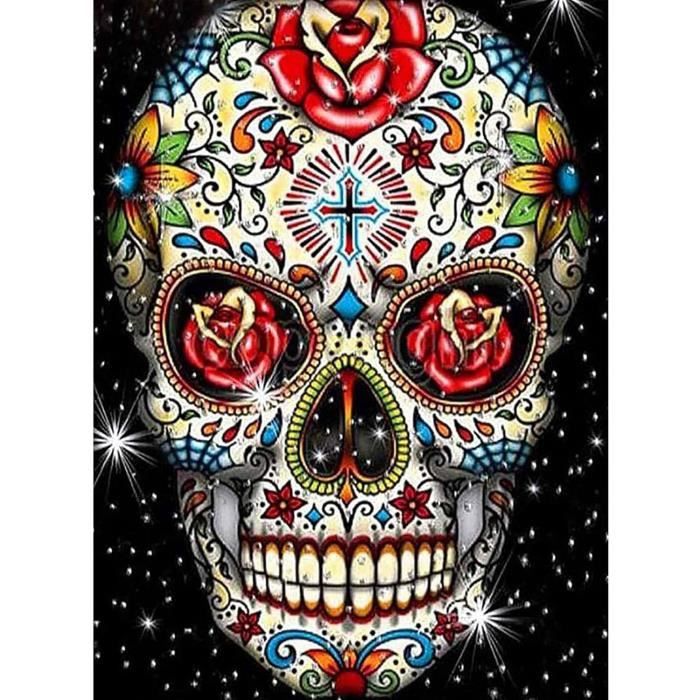 Kit De 4 Peintures Diamant Ville - Tableaux à Strass Ronds 30x40 Cm | Art Créatif, Détente, Décoration Murale