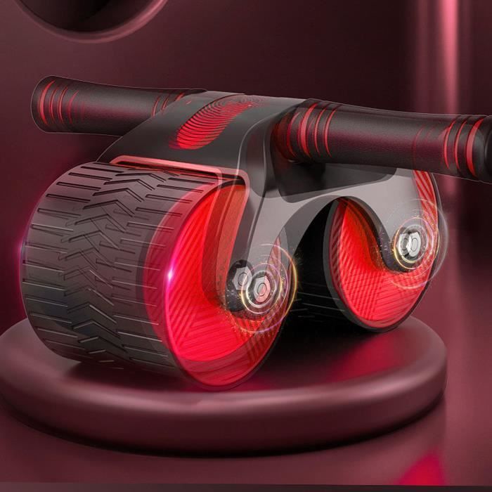 Roue De Pilates Avec Corde De Résistance Et Minuterie – Rebond Automatique, Support 136 Kg