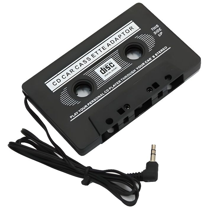 Adaptateur Cassette Bluetooth 5.0 Pour Autoradio - Convertisseur Cassette En Récepteur AUX/Sans Fil - Pour Voiture Avec Lecteur Cassettes