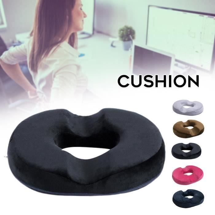 Coussin Orthopédique Ergonomique En Mousse à Mémoire - Soulagez Sciatique, Coccyx Et Dos Avec Ce Coussin De Siège Ajustable Pour Bureau, Voiture Et Fauteuil