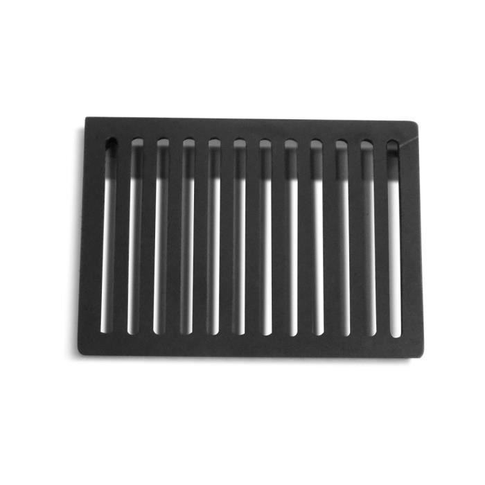 Grille à Cendres Leda En Fonte Allemande - 20x14cm Pour Cheminée Et Poêle à Bois | Améliore La Circulation D'Air