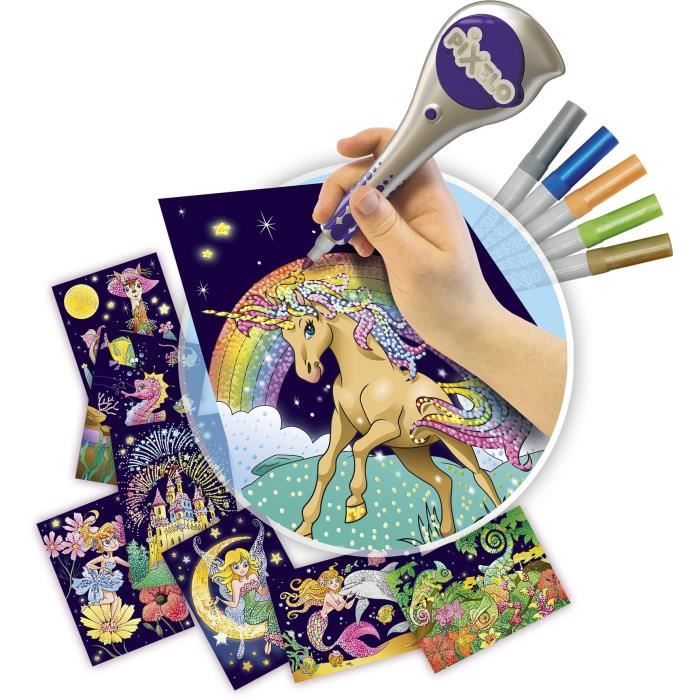 Lansay Pixelo Jeu De Coloriage Coffret Métallique Mixte à Partir De 6 Ans