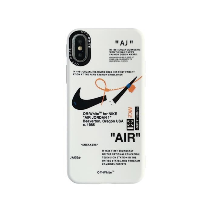 coque iphone xr off white nike b2677