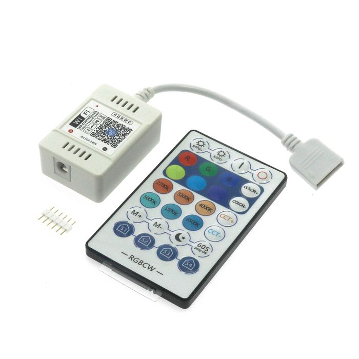 Contrôleur Led WiFi Intelligent Led WiFi 4 Broches RGB Controller WiFi Wireless Led Smart