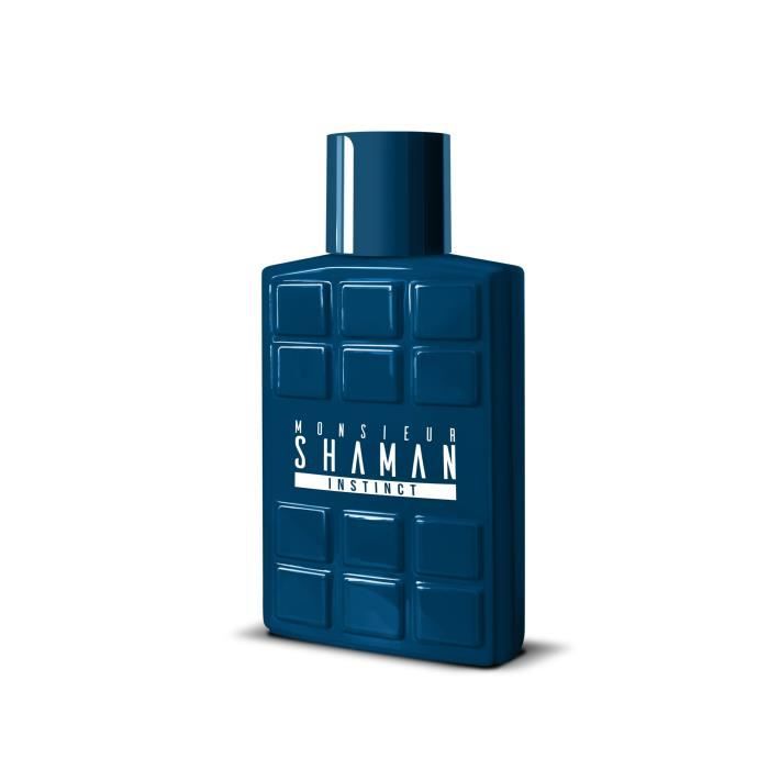 MONSIEUR SHAMAN INSTINCT Herrenduft - 100 Ml, Zitrus-aromatisch-aquatischer Duft, Reisegröße